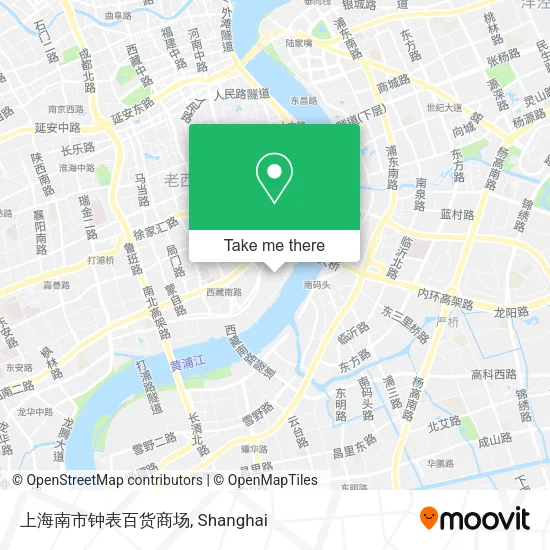上海南市钟表百货商场 map