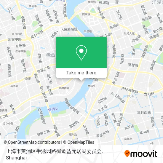 上海市黄浦区半淞园路街道益元居民委员会 map