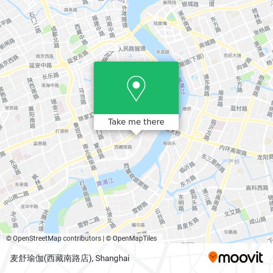 麦舒瑜伽(西藏南路店) map