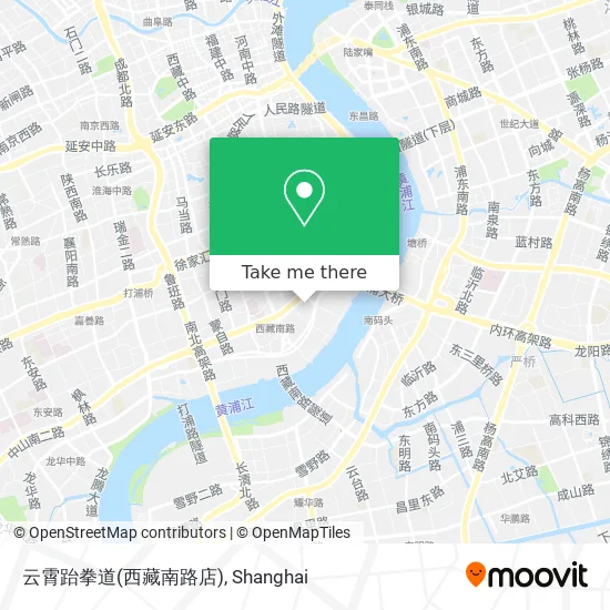 云霄跆拳道(西藏南路店) map