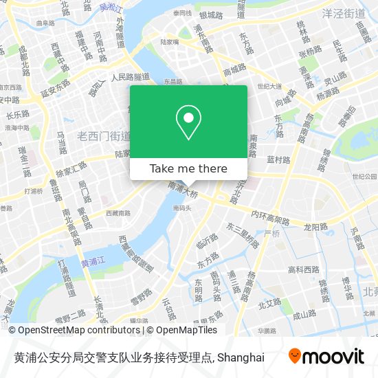 黄浦公安分局交警支队业务接待受理点 map