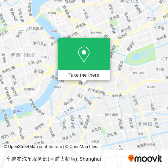 车易友汽车服务部(南浦大桥店) map