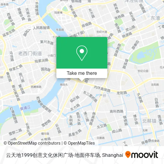 云天地1999创意文化休闲广场-地面停车场 map