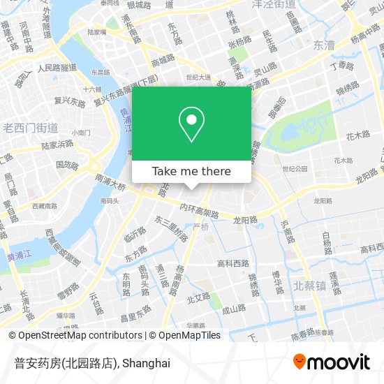 普安药房(北园路店) map