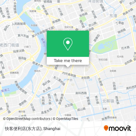 快客便利店(东方店) map
