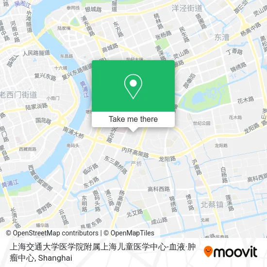上海交通大学医学院附属上海儿童医学中心-血液·肿瘤中心 map