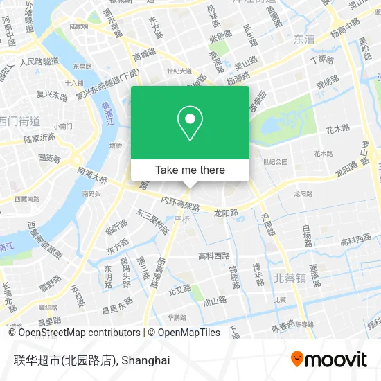 联华超市(北园路店) map
