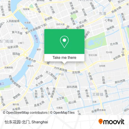 怡东花园-北门 map