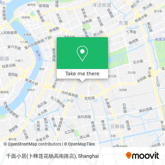 千面小居(卜蜂莲花杨高南路店) map