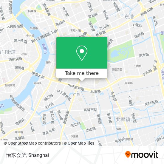 怡东会所 map
