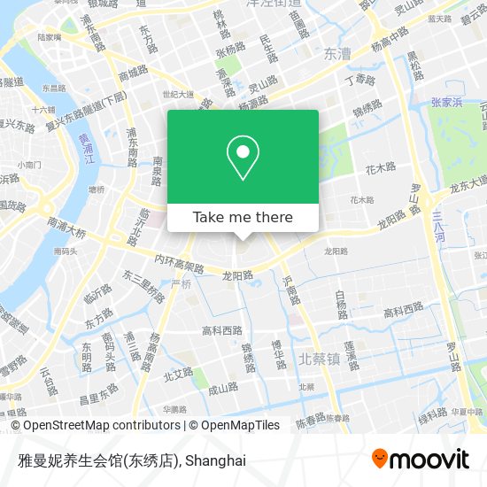 雅曼妮养生会馆(东绣店) map