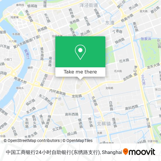 中国工商银行24小时自助银行(东绣路支行) map
