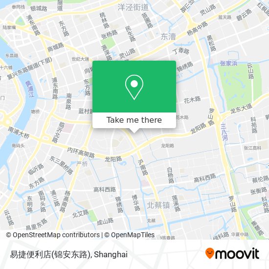 易捷便利店(锦安东路) map