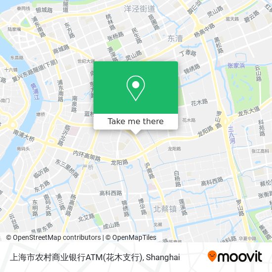 上海市农村商业银行ATM(花木支行) map