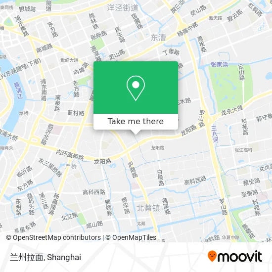 兰州拉面 map