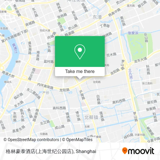 格林豪泰酒店(上海世纪公园店) map