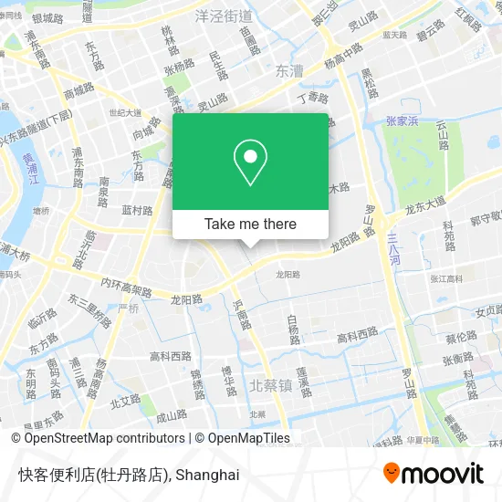 快客便利店(牡丹路店) map