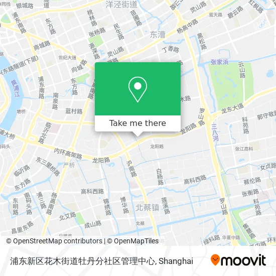 浦东新区花木街道牡丹分社区管理中心 map