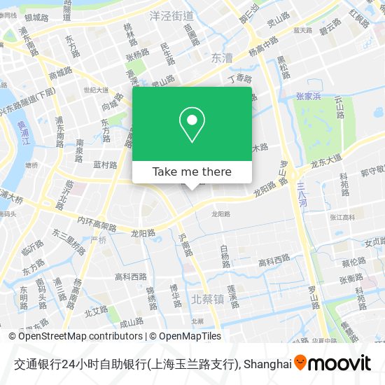 交通银行24小时自助银行(上海玉兰路支行) map