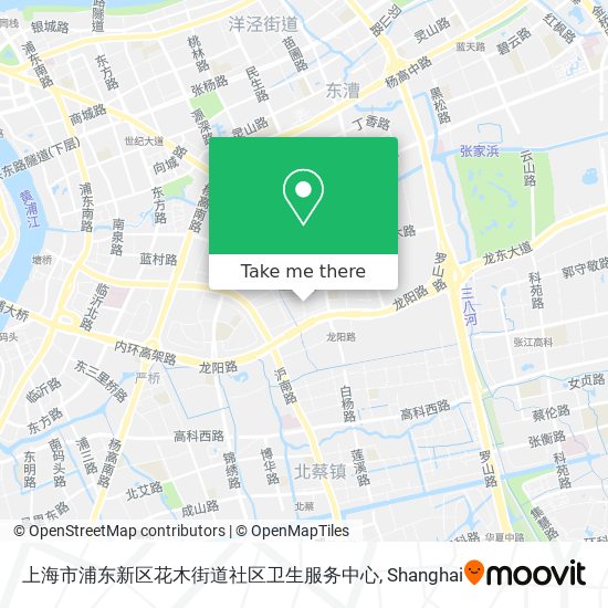 上海市浦东新区花木街道社区卫生服务中心 map