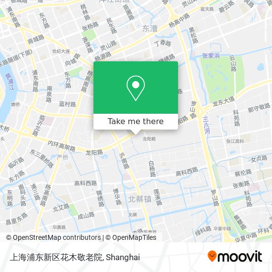 上海浦东新区花木敬老院 map