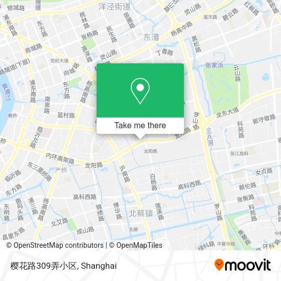 樱花路309弄小区 map