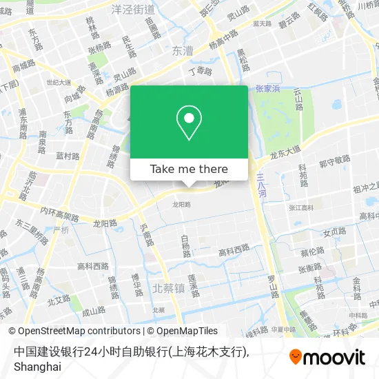 中国建设银行24小时自助银行(上海花木支行) map