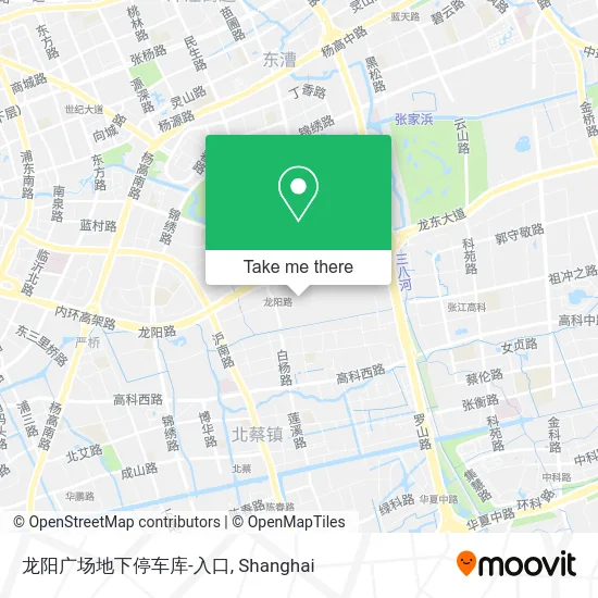 龙阳广场地下停车库-入口 map