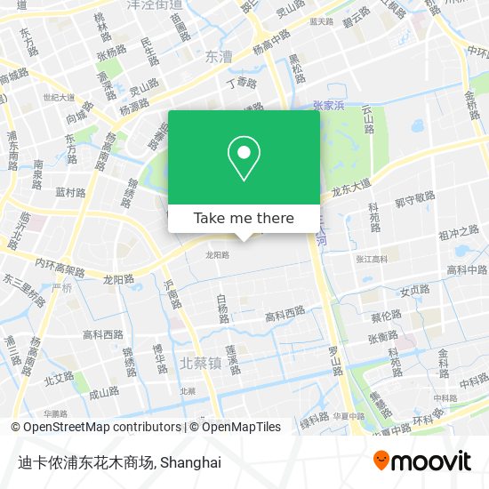 迪卡侬浦东花木商场 map