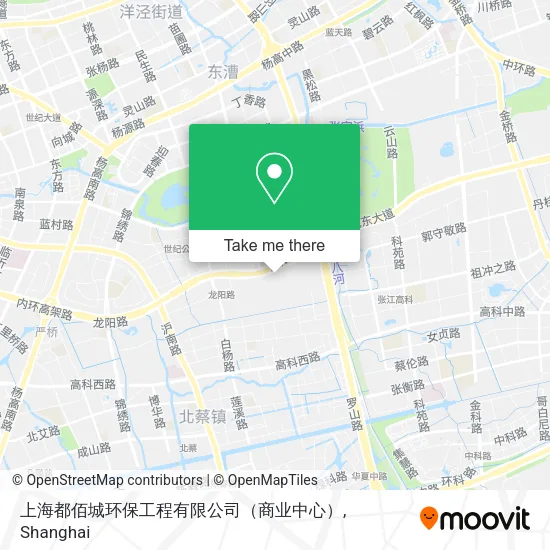 上海都佰城环保工程有限公司（商业中心） map