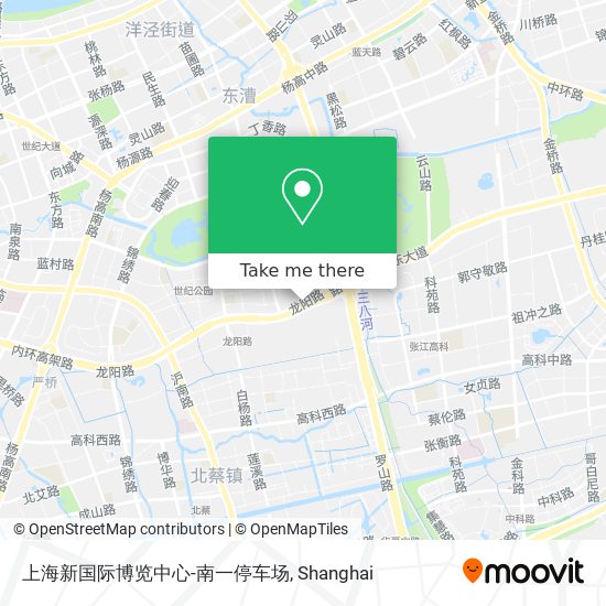 上海新国际博览中心-南一停车场 map