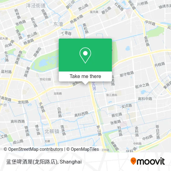 蓝堡啤酒屋(龙阳路店) map