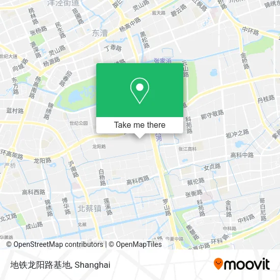 地铁龙阳路基地 map