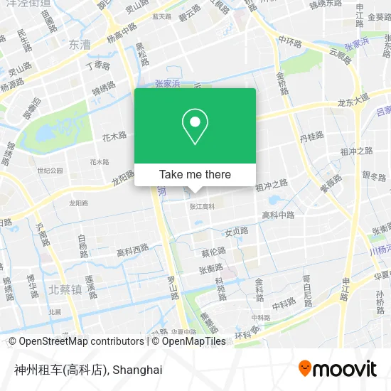 神州租车(高科店) map