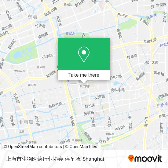 上海市生物医药行业协会-停车场 map