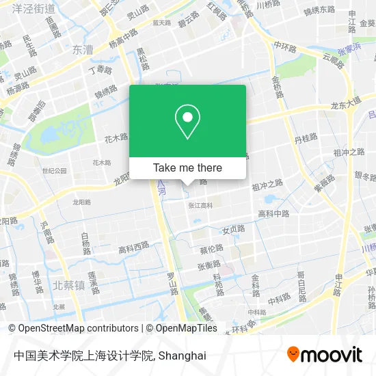 中国美术学院上海设计学院 map