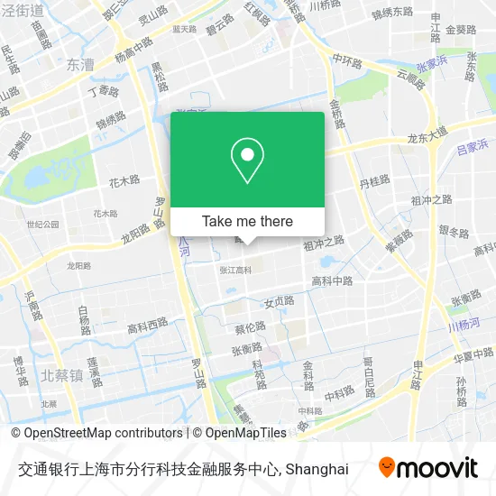 交通银行上海市分行科技金融服务中心 map