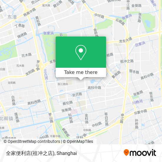 全家便利店(祖冲之店) map