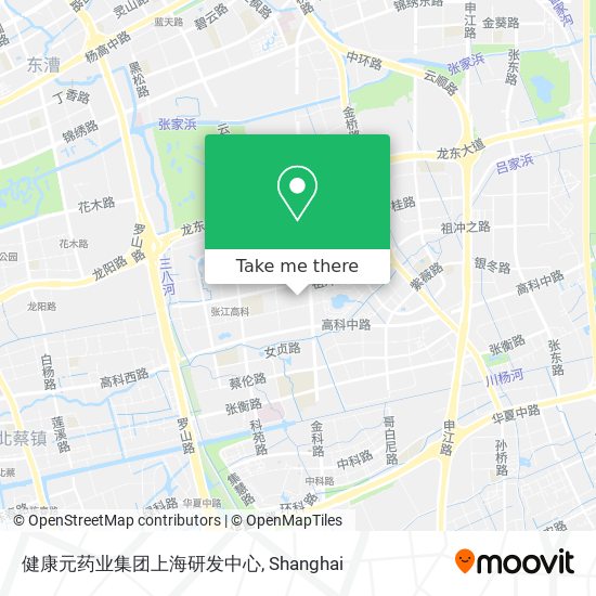 健康元药业集团上海研发中心 map