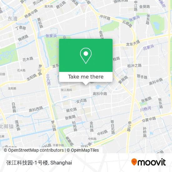 张江科技园-1号楼 map