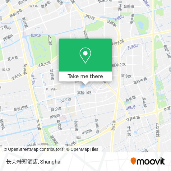 长荣桂冠酒店 map