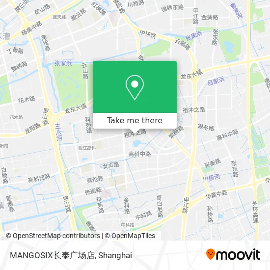 MANGOSIX长泰广场店 map