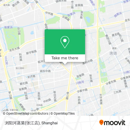 浏阳河蒸菜(张江店) map