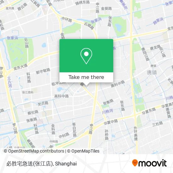 必胜宅急送(张江店) map
