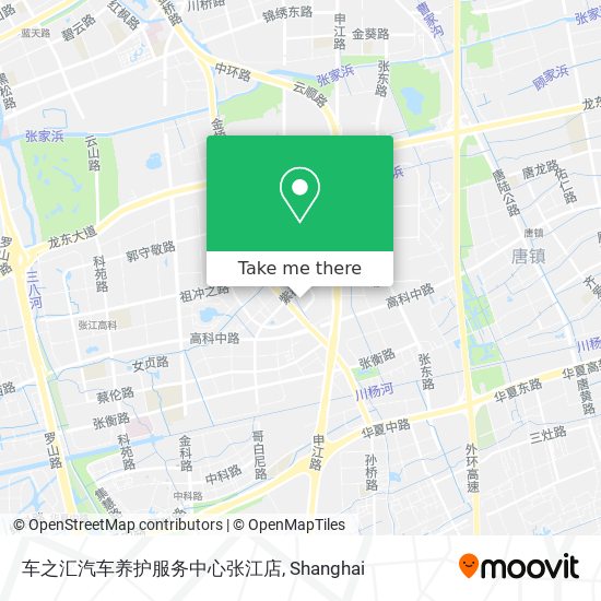 车之汇汽车养护服务中心张江店 map