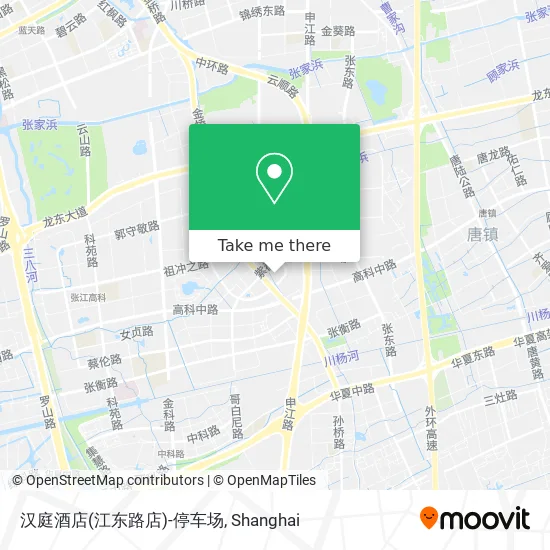 汉庭酒店(江东路店)-停车场 map