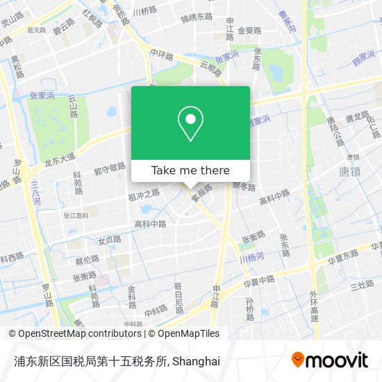 浦东新区国税局第十五税务所 map