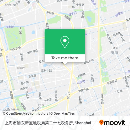 上海市浦东新区地税局第二十七税务所 map