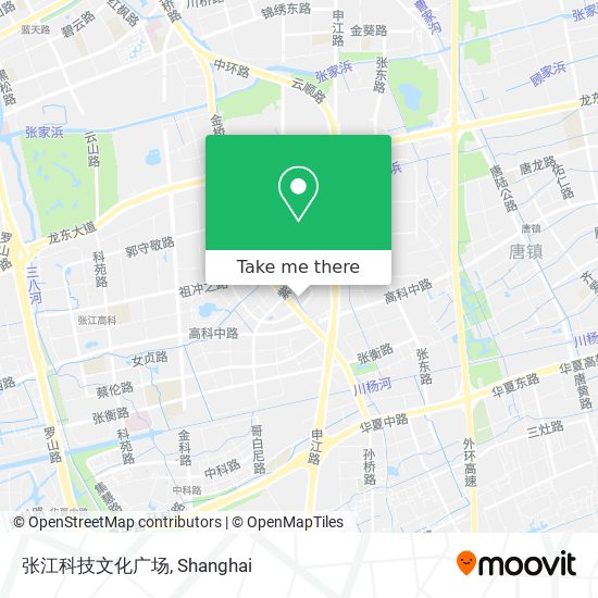 张江科技文化广场 map