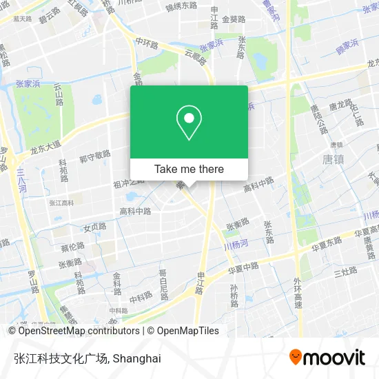 张江科技文化广场 map